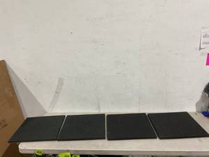 lot 143 image: LOT OF 4 Rubber Blocks for Garden or Yard