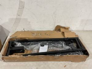 lot 156 image: Amazon Basics 9-Leg Black Metal Queen Size Bed Frame