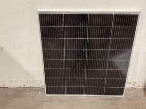 lot 235 image: DOKIO 150 Watt 18 Volt Monocrystalline Solar Panel