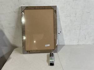 lot 334 image: Rustic Weathered Wood Wall Mount Chalkboard