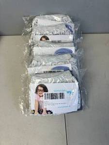 lot 430 image: LOT OF 5 - 4ct Simple Joys by Carters Unisex Babies Fleece Pants - Preemie - GreyAnimal