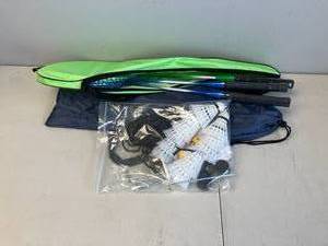 lot 440 image: KIKILIVE Portable Badminton Net Set