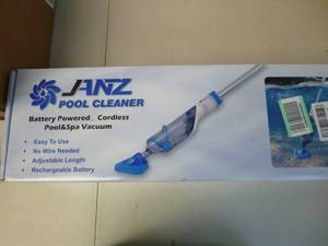lot 448 image: Janz Cordless Pool Vacuum for Deep Cleaning
