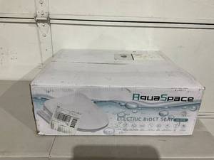 lot 23 image: Aquatiz Elongated Smart Toilet Seat - White