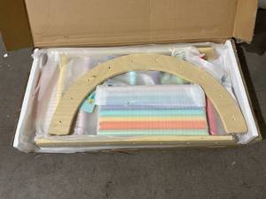 lot 11 image: TOOKYLAND 3 in 1 Toddler Rainbow Climbing Toy