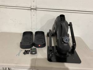 lot 17 image: Lifepro FlexStride Under Desk Elliptical Machine - Black