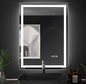 lot 238 image: GERANK LED Wall Mounted Mirror for Bathroom