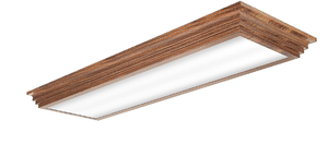 lot 251 image: FAITHSAIL 2FT LED Light Fixture - Brown