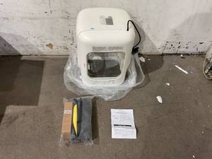 lot 45 image: EHY Ultra Quiet Automatic Pet Hair Dryer Box for Cats and Small Dogs