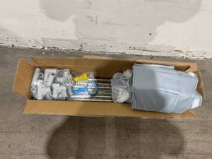 lot 296 image: Palopalo Extra Large Gray Baby Playpen