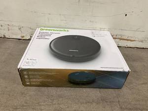 lot 89 image: Greenworks Robotic Vacuum GRV-1010 Self-Charging, Wi-Fi Connectivity and 2200Pa Extreme Suction Power