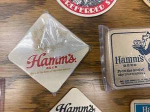 lot 67 image: Hamms Beer Vintage Coasters