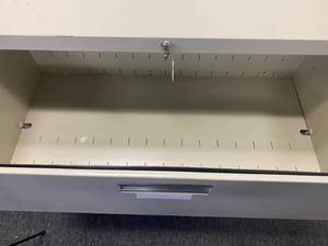 lot 70 image: Two-Drawer File Cabinet (Locking with key)