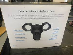 lot 73 image: New Ring Flood Light Camera