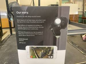 lot 74 image: New Ring Flood Light Camera