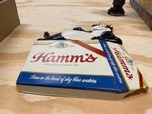 lot 107 image: Hamms Beer Sign