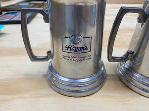 lot 114 image: Trio of Hamms Beer Steins