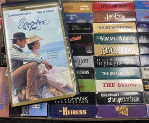 lot 89 image: Box of VHS movies