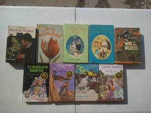 lot 34 image: Lot of (9) Vintage Whitman Classics
