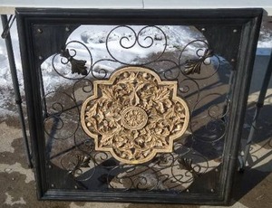 lot 41 image: Large Decorative Picture - 36 x 36