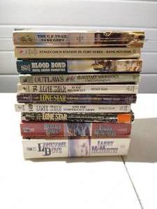 lot 73 image: (10) Western Novels
