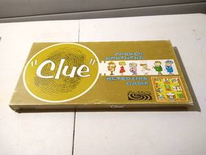 lot 83 image: Vintage 1950 Clue Board Game