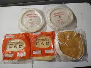 lot 90 image: (5) Wool BuffingPolishing Pads - Brand New