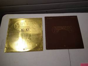 lot 126 image: (2) Carpenters LP Records - Singles 1969-1973 & 1974-1978