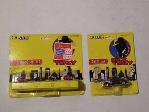 lot 132 image: Vintage ERTL Dick Tracy Model Cars - Brand New In Original Packaging
