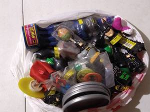 lot 161 image: Bag Of Batman Memorabilia And Toys