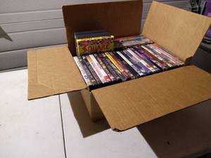 lot 199 image: Box Full of DVDs