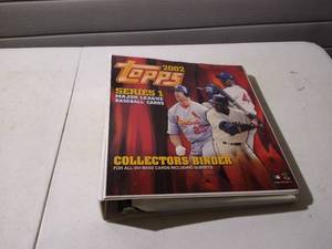 lot 201 image: 2002 Topps Baseball Card Album With Partial Set