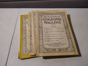 lot 202 image: (4) National Geographic Magazines - (3) Over 100 Years Old