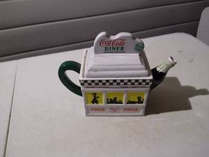 lot 214 image: Porcelain Coca-Cola Teapot