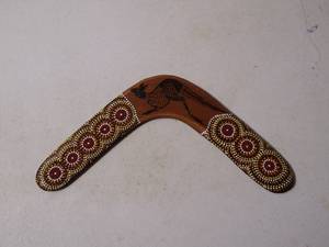 lot 215 image: Hand-Made Australian Boomerang