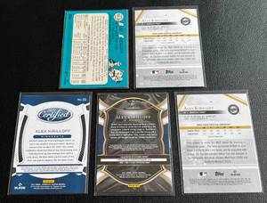 lot 148 image: Alex Kirilloff 5 Card Rookie Lot - Certified #22, Select #87, Gold Label #86, Heritage #T65-30, Gold Label Black #86 Minnesota Twins Rookie Baseball Cards