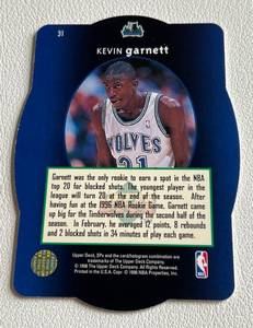 lot 238 image: Kevin Garnett RC Holo Die Cut 1996 Upper Deck SPx #31 Rookie Minnesota Timberwolves Basketball Card