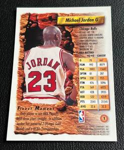 lot 248 image: Michael Jordan 1994 Topps Finest #1 Basketball Card