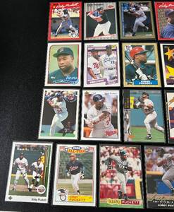 lot 132 image: Kirby Puckett 25 Card Lot Minnesota Twins Baseaball Cards