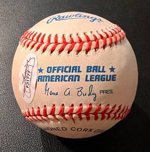 lot 3 image: Ken Griffey Jr. Signed Baseball with JSA COA, Autographed on the Sweetspot