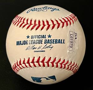 lot 36 image: Orlando Cepeda Signed Baseball with JSA COA
