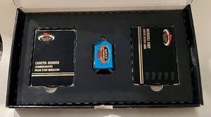 lot 289 image: 1991 Topps Stadium Club Baseball Box Set - Nolan Ryan Medallion, Key Chain, Members Only Limited Edition Cards, in box