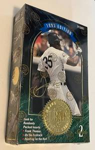 lot 42A image: 1993 Leaf Baseball Pack Box - 24 Packs NewSealed Baseball Cards