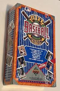 lot 43A image: 1992 Upper Deck Baseball Sealed Pack Box - 36 Packs Baseball Cards