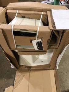 American Standard Rumson 2-Piece 1.28 GPF Single Flush Elongated Toilet in White Seat is Included Customer Returns See Pictures