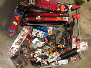 Lot of Assorted Hand Tools andHardware Various Models and Conditions Customer Returns See Pictures
