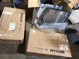 Lot of Assorted Range Hoods Various Models and Conditions   Customer Returns See Pictures