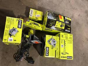 Lot of Assorted Ryobi Power Tools Various Models and Conditions  Customer Returns See Pictures