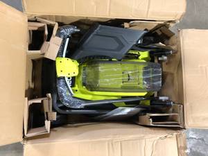 RYOBI 40V 18 in. 2-in-1 Cordless Battery Walk Behind Push Mower (Tool Only)  Customer Returns See Pictures