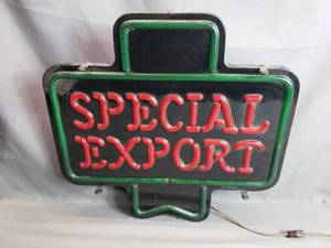 lot 18 image: Special Export Ligth Up Beer Sign